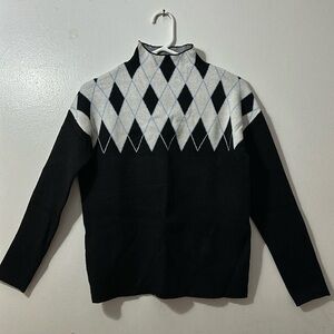 Tahari black sweater